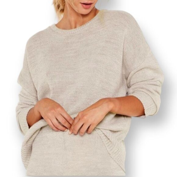 NASTY GAL CREAM/BEIGE SWEATER SZ.M EUC - Picture 1 of 8